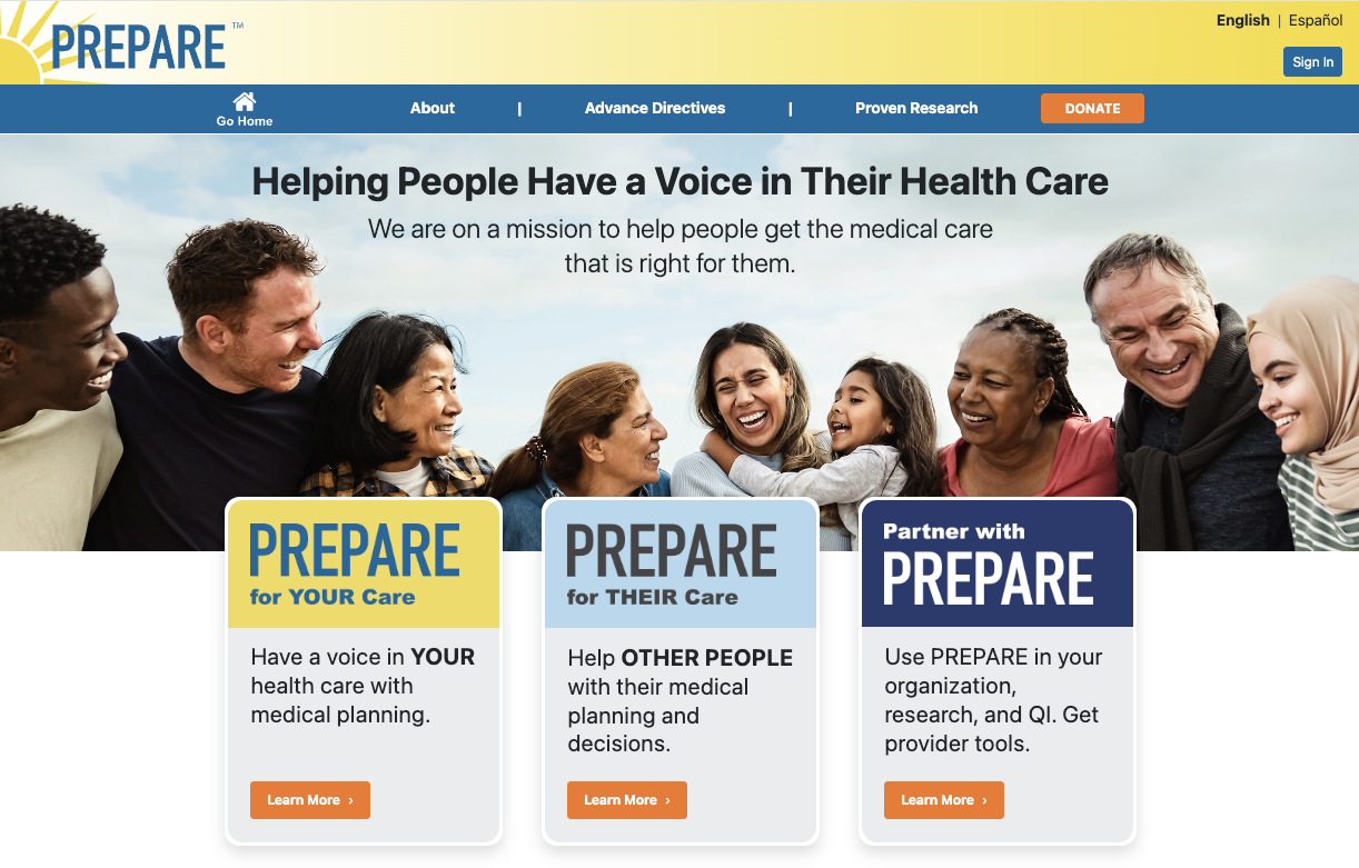 PREPARE for Your Care